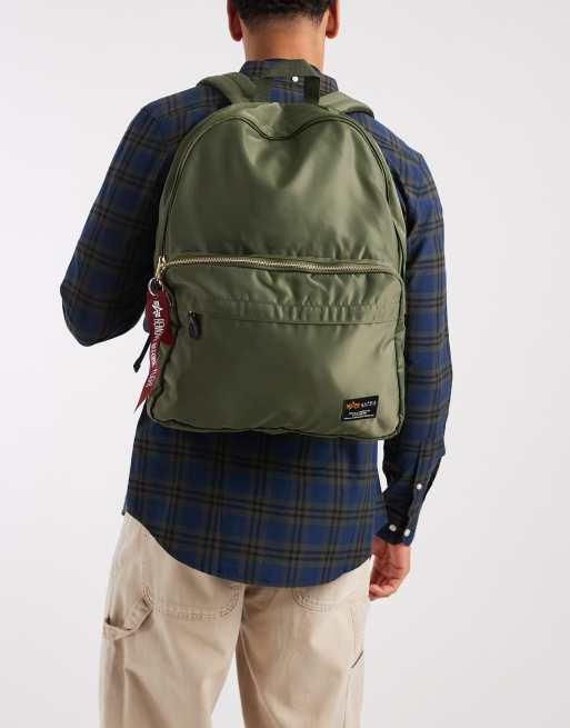 Alpha Industries – Rucksack in Khaki, 4 von 4