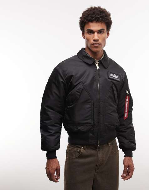 Alpha Industries - Sort bomber-jakke - view 1