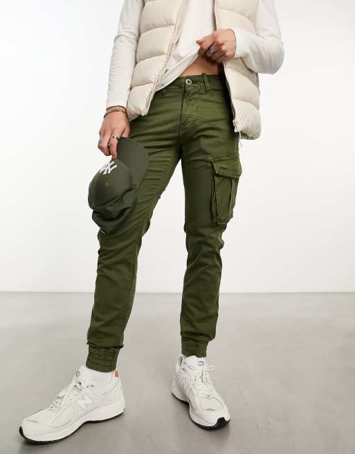 Mens green combat on sale trousers