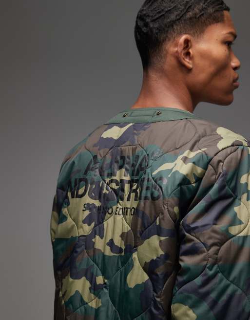 Alpha Industries - Studio Liner - Jakke med camoflagemønster samt logo på ryggen, 5 af 5