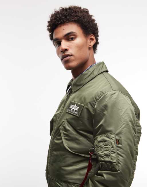 Alpha Industries – Szałwiowozielona kurtka bomberka, 4 z 5