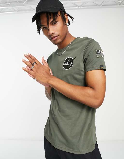 Alpha Industries T shirt avec imprim navette de la NASA au dos