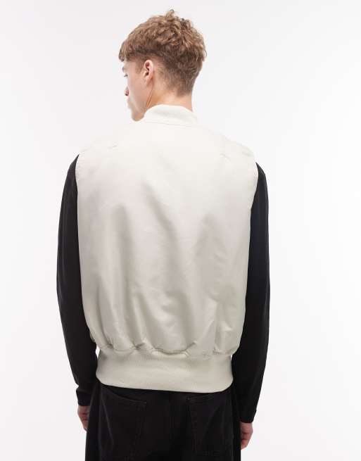 Alpha Industries utility gilet in stone, 3 of 5