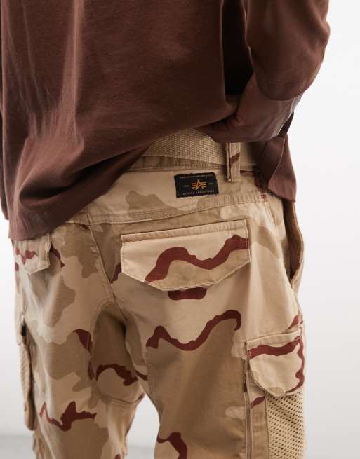 Alpha Industries - Utility short met mesh en camouflageprint, 5 van 5