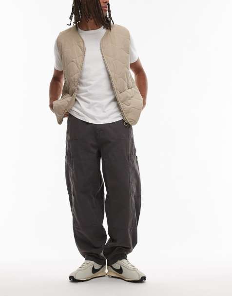 Alpha Industries Workwear deck pants in grey - view 1
