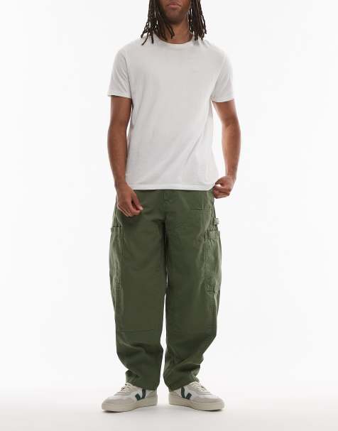 Alpha Industries Workwear deck trousers in green - view 1