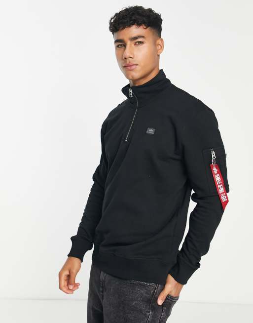 Alpha industries shop sweatshirt black