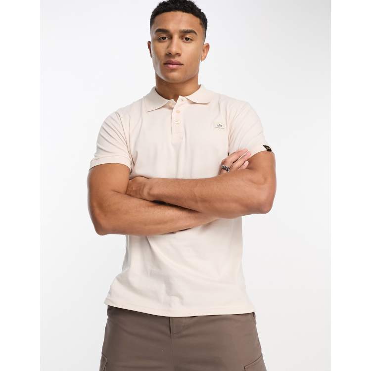 Industries Alpha polo | in cream ASOS X-Fit