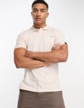 [Alpha Industries] Alpha Industries X-Fit polo in cream-White XL Cream