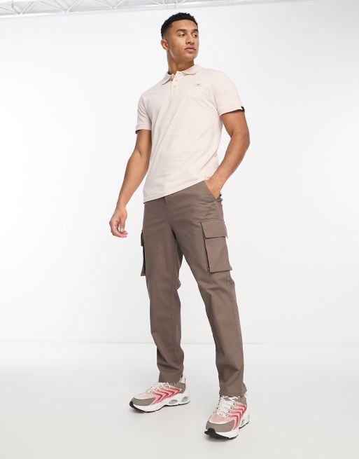 Alpha Industries X-Fit polo in cream, 3 of 4