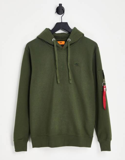 Alpha Industries - X-Fit - Sweat à capuche d'ensemble - Vert foncé 