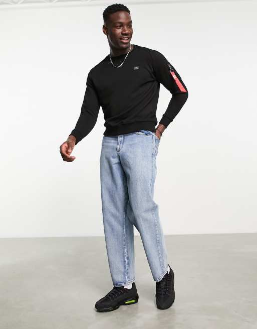 Alpha Industries X Fit sweatshirt in black CO ORD ASOS