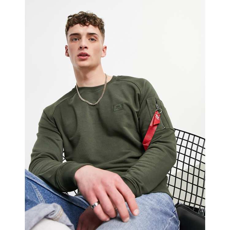 Alpha industries x fit sweatshirt best sale