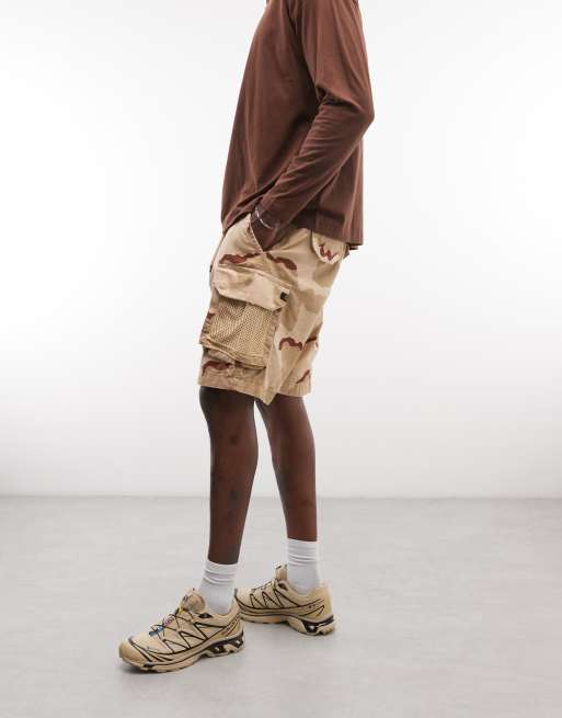 Alpha mesh utility short in camo print, 3 of 5