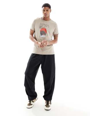 Shortsleeve Top in Asteroid Print