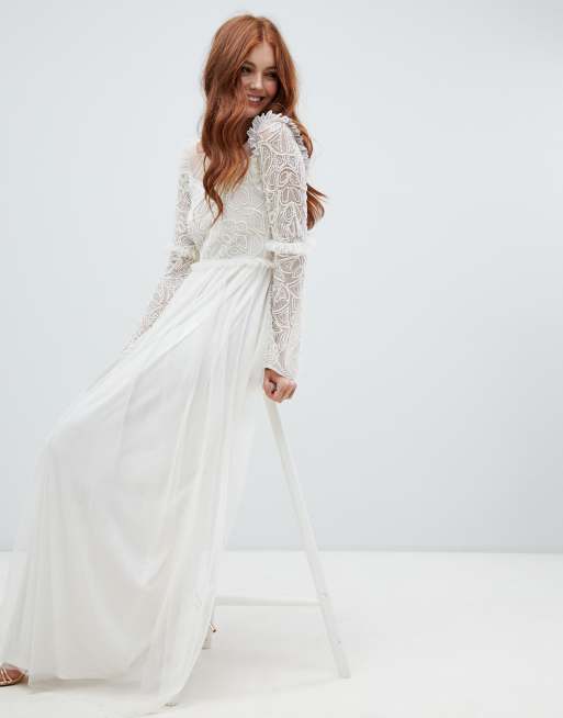 Asos amelia 2025 rose wedding dress