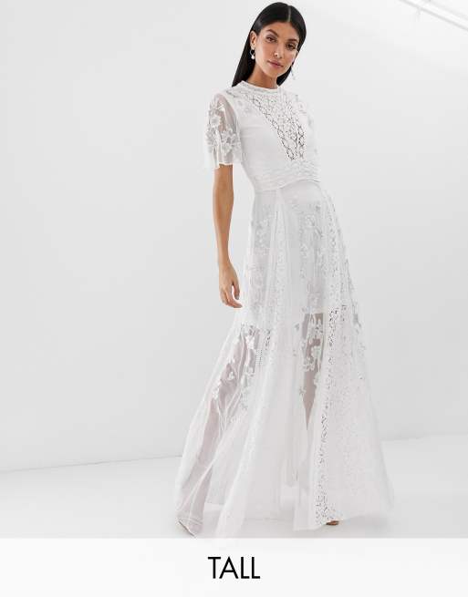 Asos amelia store rose wedding dress