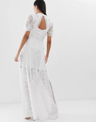 amelia lace maxi dress