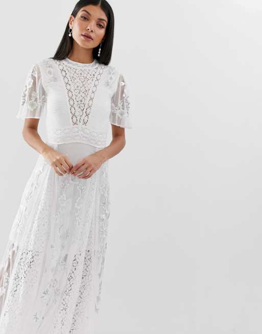 Amelia lace maxi clearance dress