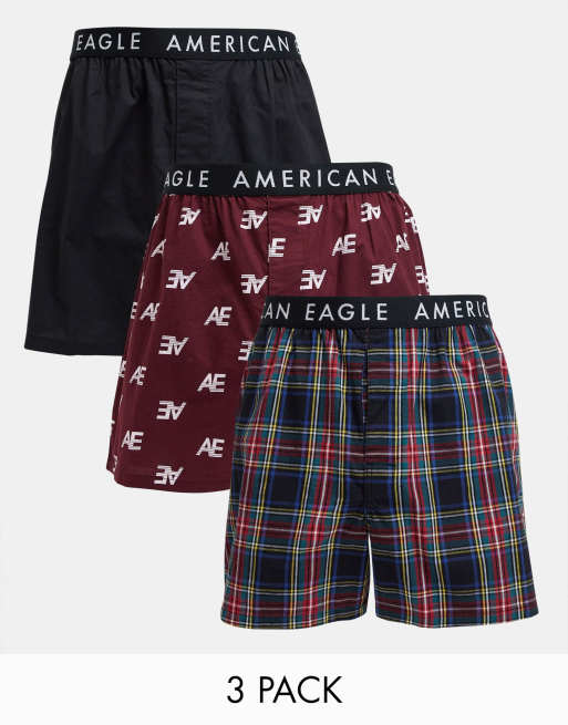 Best Deal for 3-Pack AE American-Eagle Men's Boxer Shorts Size