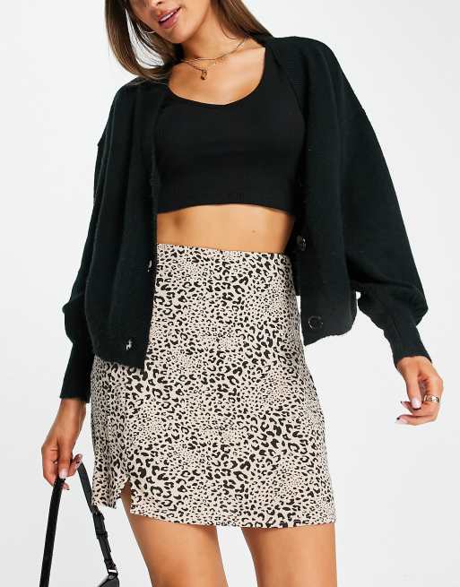 American Eagle A line skirt in black floral