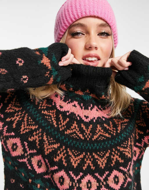 Fair isle shop sweater american eagle