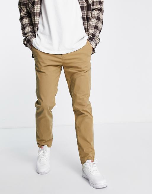 American Eagle - Chino vestibilità sportiva color cuoio