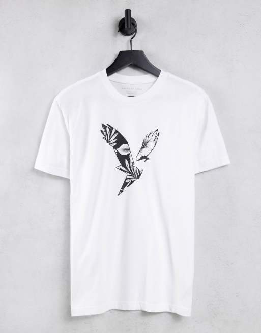 American Eagle – Core – T-Shirt in Weiß mit Adler-Logoprint