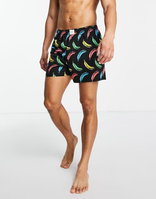 American Eagle – Cray – Bokserki z elastycznej tkaniny we wzór w banany