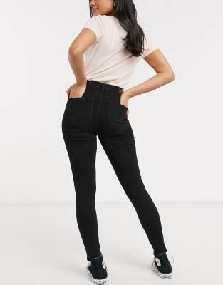 american eagle black high rise jegging