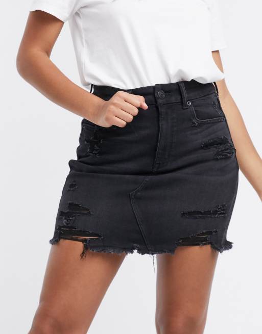 American eagle black mini skirt hotsell