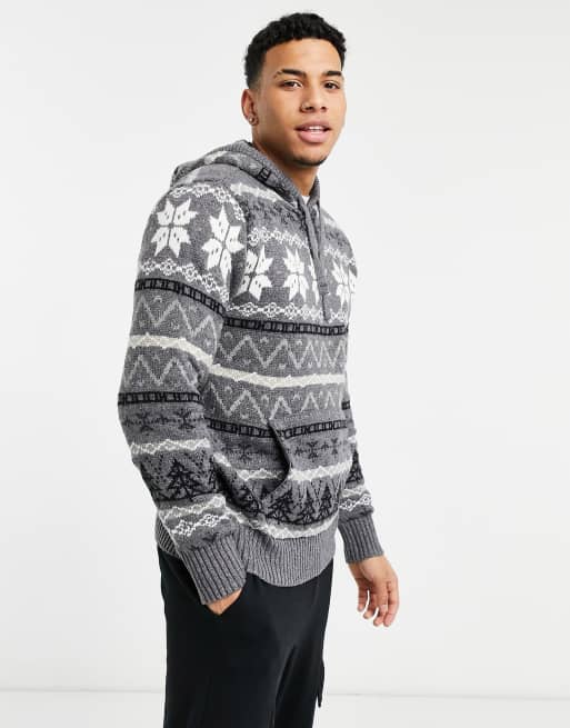 Fairisle hoodie new arrivals