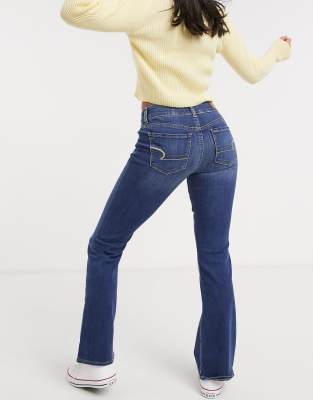 american eagle black flare jeans