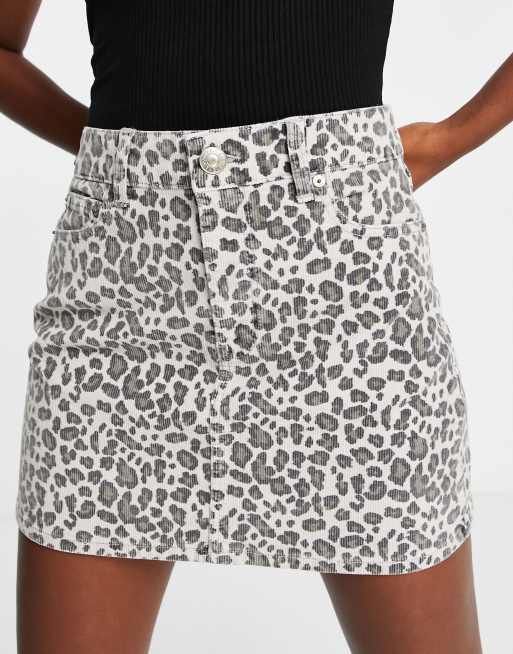 Ae high-waisted leopard 2025 print mini skirt