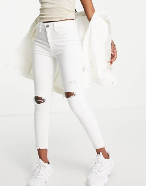 American eagle hot sale white jeans womens