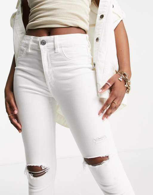 American eagle hot sale white jeans womens