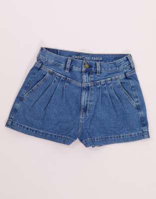 american eagle denim mom short