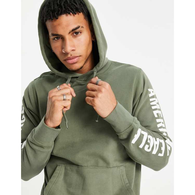 Olive green cheap eagles hoodie