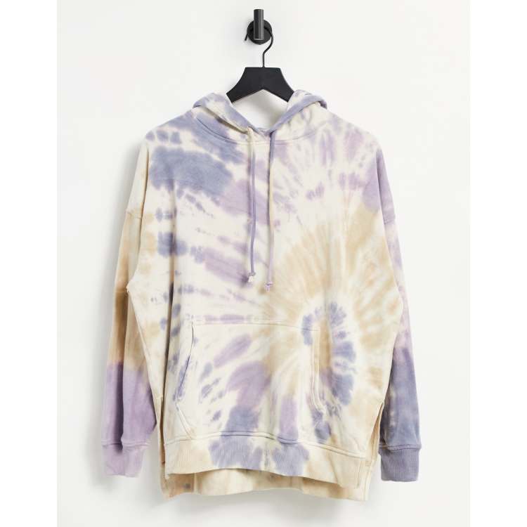 American Eagle hoodie in purple tie dye ASOS