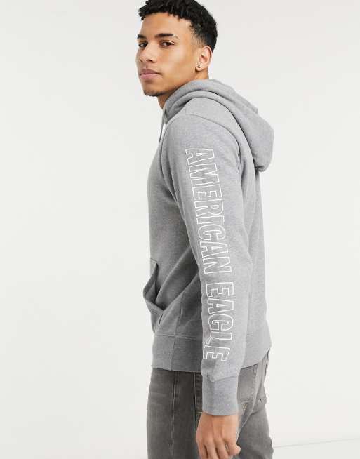 American eagle hot sale grey hoodie