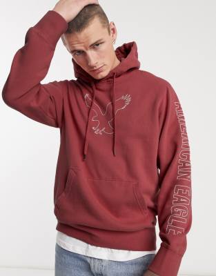 American eagle outlet red sweatshirt