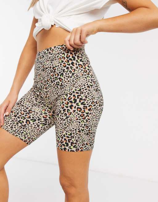 Leopard print hotsell shorts forever 21