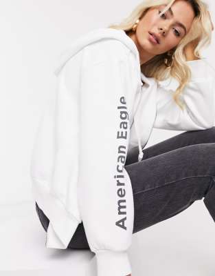 american eagle logo hoodie