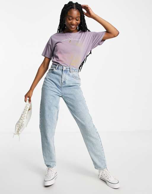 American Eagle – New York Diner – Szary T-shirt oversize, 4 z 4