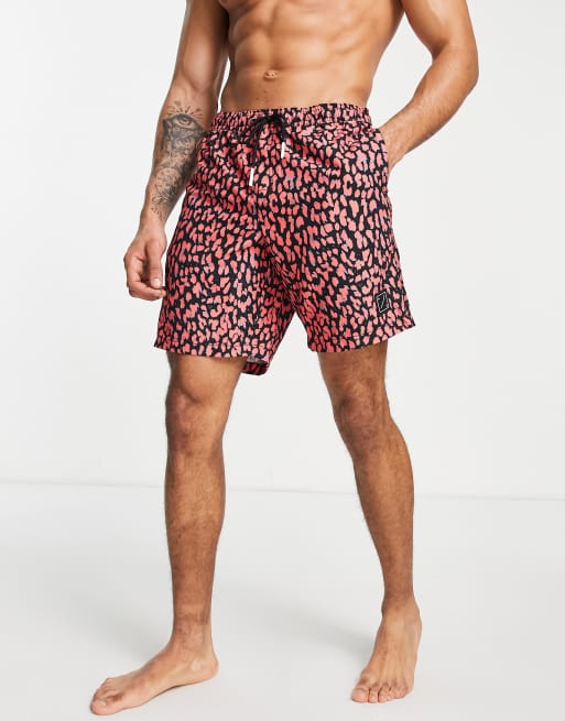 American Eagle – Partyanimal – Mikrofaser-Badeshorts, 8 Zoll