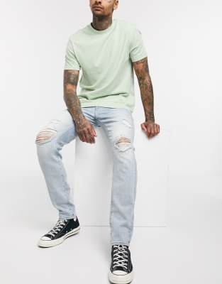 american eagle mens light wash jeans