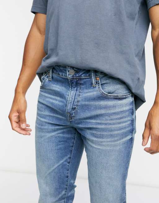 American Eagle slim tapered fit jeans in mid vintage wash ASOS