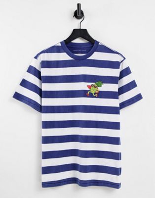American Eagle stripe embroidery t-shirt