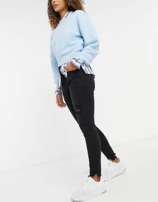 american eagle high rise skinny jeans