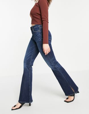 american eagle super stretch flare jeans